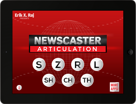Newscaster Articulation on iPad